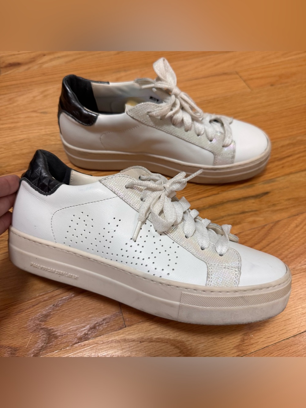 P448 John Sneakers in Thea Dark 38/8